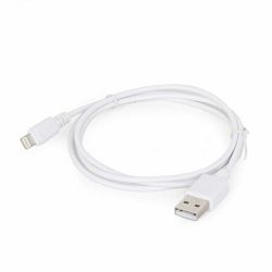 Kabel USB 2m, USB 2.0/Lightning, bijeli, iPhone/iPad/iPod, GEM-CC-USB2-AMLM-2MW