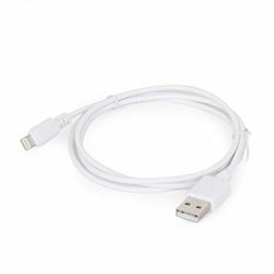 Kabel USB 2.0, 2m, USB-A/Lightning M/M, Gembird, Bijeli, GEM-CC-USB2-AMLM-2MW