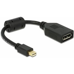 Adapter mini Display Porti (M)/Display Port (Ž), 4K, 0.15m, Delock, 65554