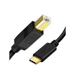 Kabel CableCreation USB C na USB B, printerkabel,  2m