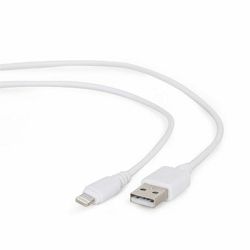 Kabel USB 1m, USB 2.0 Type-A/Lightning, bijeli, iPhone/iPad/iPod, GEM-CC-USB2-AMLM-W1M