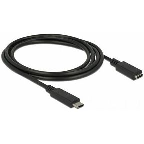 Kabel produžni USB 1.5m, USB-C /USB-C M/F, 10Gbps, 4K, PD60W, Delock, 85534