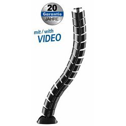 Transmedia Flexible Cable Management, Black, TRN-HZ44-L