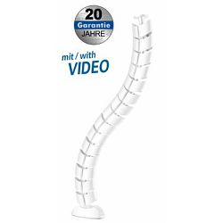 Transmedia Flexible Cable Management, White, TRN-HZ44-WL