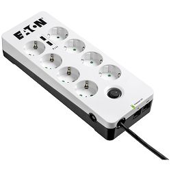 Eaton prenaponska letva Box 8 USB DIN, 8 priključnica, 2xUSB, PB8TUD
