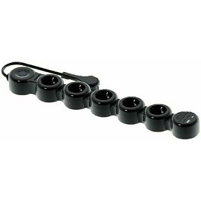 Produžna letvica MAXPOWER HS-DKGS05KUCS 5 utičnica+USB+Type-C 1.5m, s prekidačem, prenaponska zaštita