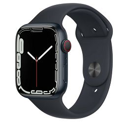 Apple Watch Series 7, GPS, 45mm, Midnight, Aluminium Case, MKN53FD/A, MKN53VR/A