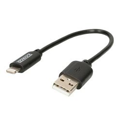 Kabel USB 0.15m, USB 2.0/Lightning, Schwaiger, LKF015L533