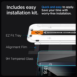 Spigen Glass tR EZ Fit HD, transparency, zaštitno staklo za telefon - iPhone 15 Pro Max, 62581