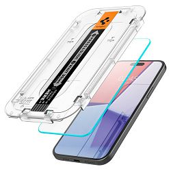 Spigen Glass tR EZ Fit, zaštitno staklo za ekran telefona, 2 kom - iPhone 15, 62543