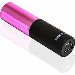 RealPower Powerbank 2500mAh, PB-Lipstick pink, 187976