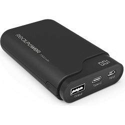 RealPower Powerbank 7500mAh, PB-7500C Black, 243924