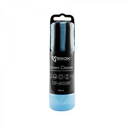 Sredstvo za čišćenje ekrana s mikrofiber krpicom SBOX CS-5005 150ml, Plava