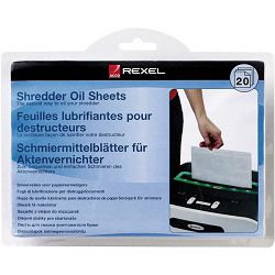 Rexel  list uljni za podmazivanje uništavača A5 pk20 Rexel 2101949 blister