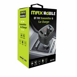 MAXMOBILE FM transmitter i Auto punjač A6139 2XUSB,3.4A, 3858892939918