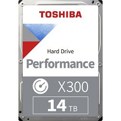 Artikl umanjene vrijednosti  Toshiba 14TB 3.5", 7200rpm, 256MB, X300, Retail, HDWR21EEZSTA