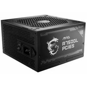Artikl umanjene vrijednosti Napajanje MSI 750W MAG A750GL, Full modular, PCIE5, 80 PLUS Gold, ATX 3.1, 306-7ZP8E11-CE0