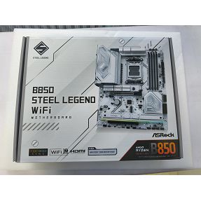 OUTLET- ASRock B850 Steel Legend WIFI, AMD B850, AM5, DDR5, ATX, White, 90-MXBQS0-A0UAYZ