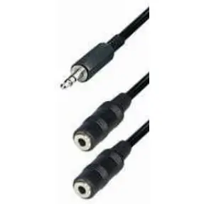 Adapter 3.5mm (M)/2x3.5mm (Ž), 0.2m, Transmedia, TRN-A71-L