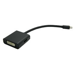 Adapter Display Port mini (M)/Display Port, DVI, HDMI (Ž), 0.10m, Roline, 12.99.3150