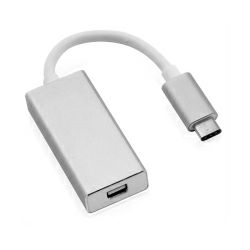 Adapter USB-C 3.1 Type-C M/Display Port mini F 0.10m, Roline, 12.99.3225