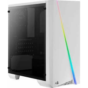 Aerocool Mini Tower Cylon Mini RGB, acrylic window, White, ACCS-PV12012.21, 4718009159266
