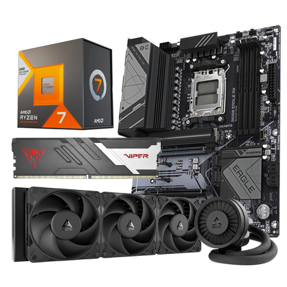 AMD Bundle Ryzen 7 7800X3D Promo, Gigabyte B650 Eagle AX WIFI, DDR5 16GB Patriot Viper Venom, Arctic Liquid Freezer III Pro 360 Black