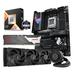 AMD Bundle Ryzen 9 9950X3D Promo, Asus ROG Strix X870E-E Gaming WIFI, DDR5 32GB Patriot Viper Venom, Arctic Liquid Freezer III Pro 360 Black
