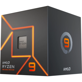 AMD Ryzen 9 7900, BOX, 3.7GHz, 64MB, 65W, AM5, Radeon Graphics, 100-100000590BOX