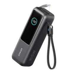 Anker Powerbank 25000 mAh, 165W, USB-C, crni, A1695H11