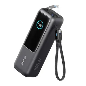 Anker Powerbank 25000 mAh, 165W, USB-C, crni, A1695H11
