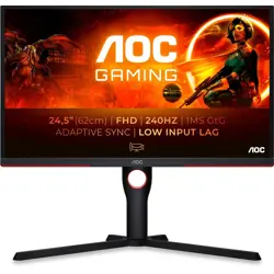 AOC 25G3ZM/BK 24.5", FHD VA, 240Hz, 2xHDMI, DP