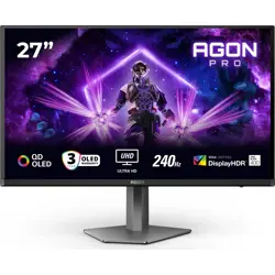 AOC AGON AG276UZD 26.5" 4K QD-OLED, 240Hz, 2xHDMI, DP, USB Hub, PD 65W, zvučnici