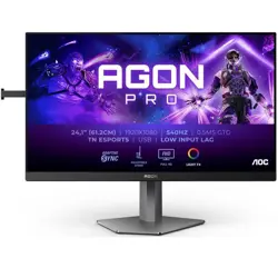 AOC AGON PRO AG246FK 24.1", FHD, Ultra-Fast TN, 540Hz, 2xHDMI, DP, USB Hub