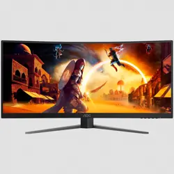 AOC CU34G4Z, 34" WQHD, Curved VA, 3440x1440, 240Hz, 1500R, 1ms, 2x HDMI, 1x DP, USB hub