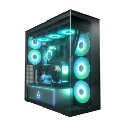 Arctic Midi Tower Xtender VG Mirror, Black, (with GPU vertical mount), ACPCC00019A