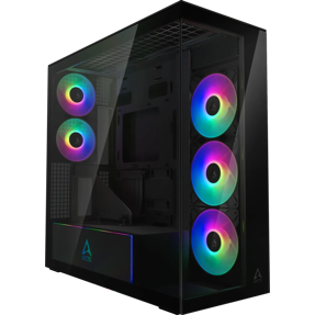 Arctic Midi Tower Xtender VG, Mirror Glass, Black, GPU vertical mount, ACPCC00019A