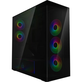 Arctic Midi Tower Xtender VG, Tinted Glass, Black, GPU vertical mount, ACPCC00016A