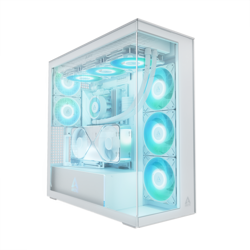 Arctic Midi Tower Xtender VG, White, (with GPU vertical mount), ACPCC00017A