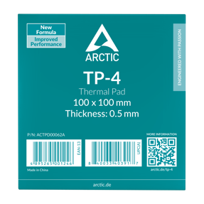 Arctic Thermal Pad TP-4, 100x100x0.5mm, 1 komad, ACTPD00062A