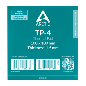 Arctic Thermal Pad TP-4, 100x100x1.5mm, 1 komad, ACTPD00064A