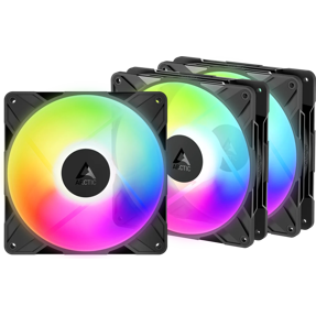 Arctic ventilator 120mm P12 Pro A-RGB LN (Low-Noise), Black, 3-Pack, ACFAN00347A