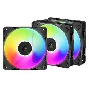 Arctic ventilator 120mm P12 Pro Reverse A-RGB, Black, 3-Pack, ACFAN00333A