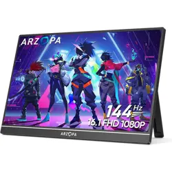 Arzopa Z1FC 16.1" FHD, 144Hz Portable Gaming, (bez zaštitne navlake)