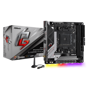 Asrock B550 Phantom Gaming ITX/ax, AMD B550, AM4, DDR4, Mini-ITX, 90-MXBD40-A0UAYZ