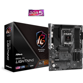 ASRock B650 PG Lightning, AMD B650, AM5, DDR5, ATX, 90-MXBK20-A0UAYZ