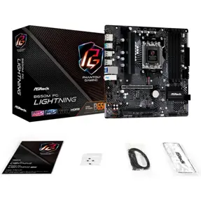 Asrock B650M PG LIGHTNING, AMD B650, AM5, DDR5, mATX, 90-MXBMV0-A0UAYZ