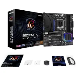 Asrock B650M PG Riptide, AMD B650, AM5, DDR5, mATX, 90-MXBJ90-A0UAYZ