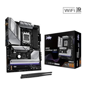 ASRock B850 LiveMixer WIFI, AMD B850, AM5, DDR5, ATX, 90-MXBQU-A0UAYZ