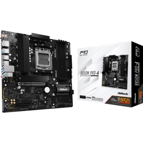 ASRock B850M Pro-A, AMD B850, AM5, DDR5, mATX, 90-MXBR80-A0UAYZ
